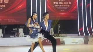 #王崇墨李茉晗 冠军答谢正面来啦！