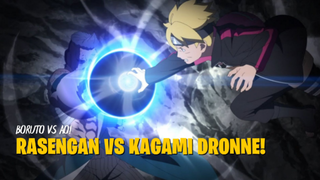 Boruto vs Ao! Rasengan vs Kagami Drone! | Boruto: Naruto Next Generations Sub Indo
