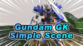 [Gundam GK] Simple Gundam Scene Making