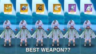 Best Weapon For C0 Nahida? Weapon Comparison [Genshin Impact]