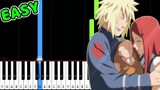 Decision - Naruto Shippuden OST - EASY Piano Tutorial [animelovemen]
