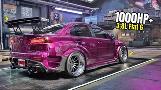 Need for Speed Heat Gameplay - 1000HP+ MITSUBISHI LANCER EVOLUTION X Customization | Max Build