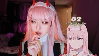 [少鸡]💗 National team 02 "DARLING in the FRANXX" cos imitation makeup | Do you want to be my darling🍭