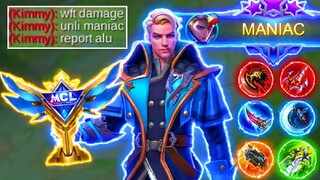 TOP GLOBAL ALUCARD + AUTO MANIAC & SAVAGE BUILD = MCL CHAMPION???