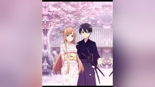 CapCut ONhaVanVui anime asuna kirito asunaxkirito shinoa yuuchiro shinoaxyuu