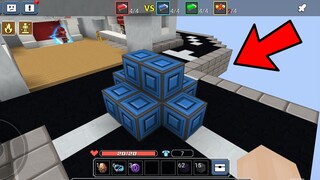 Using Breaking Glitch to Build Bed Defense in Bedwars Blockman Go