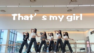 头发甩得这么齐不要命啦 大热天3小时火速cover Ive-that’s my girl