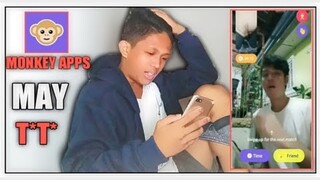 LEGS BRA PRANK on MONKEY APPS! ( MAY NAG J*KOL 😂 )