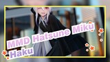 [MMD Hatsune Miku](seksi)Haku: Bos~ Kau sangat mencintaiku♥-PaiApel