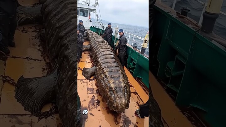 Giant Sea Monsters Caught by Fishermen! 🐙🎣#GiantSeaCreatures #FishingDiscoveries #OceanMysteries