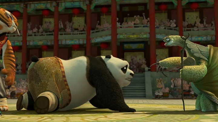Kung fu panda (2008) กังฟู แพนด้า ฉากเลือกนักรบมังกร