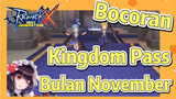 Bocoran Kingdom Pass Bulan November [Ragnarok X: Next Generation]