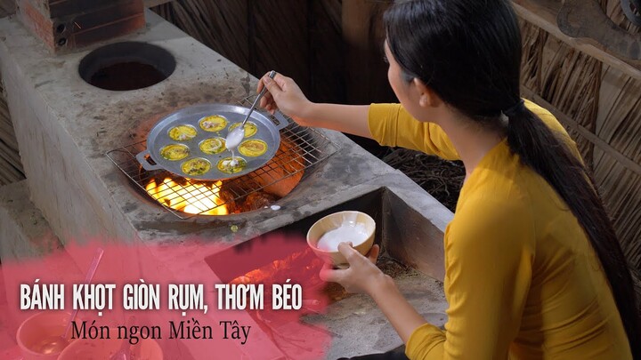 Bánh khọt miền tây giòn rụm, béo ngậy - Khói Lam Chiều # 104 | Vietnamese mini savory pancakes