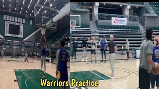 Warriors Practice ft.James Wiseman , Stephen Curry and others