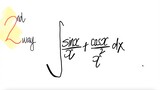 2nd/2 ways: trig integral sin(x)/x + cos(x)/x^2 dx
