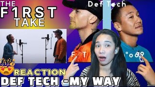 MIND BLOWING!! FIRST TIME HEARING DEF TECH MY WAY | THE FIRST TAKE REACTION