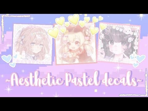 Pastel Anime Icon decals/decal Ids (Pt. 2) | For your Royale high journal, Bloxburg, Etc. ♡(ӦｖӦ｡)