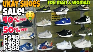 UKAYAN sa GUADALUPE SALE! 40% at 50% off! ang mumura dito at mga solid pa!ukay shoes