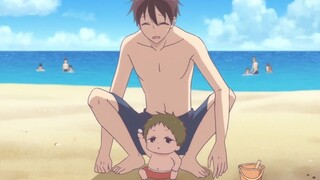 【Kotaro】Kotaro sedang mengambil kerang dengan abangnya, lucu banget!!