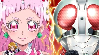 Heisei Pretty Cure VS Showa Kamen Rider (Glory 11) Battle