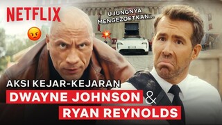 Maksud Hati Mau Keren, Dwayne Johnson Malah Ketabrak | Red Notice | Clip