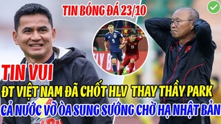 TIN VUI: ĐT VIỆT NAM CHỐT HLV THAY THẦY PARK, CẢ NƯỚC VỠ ÒA SUNG SƯỚNG CHỜ HẠ ĐẸP NHẬT BẢN