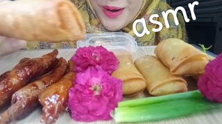 ASMR SPRING ROLLS DAN PISANG AROMA