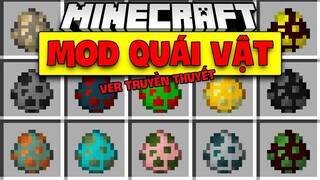 MINECRAFT MOD QUÁI VẬT*TRIỆU HỒI CÁC QUÁI VẬT VÔ ĐỊCH TRONG TRUYỀN THUYẾT