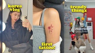 Life in Korea | First-Ever Tattoo, Authentic KBBQ Mukbang, Karaoke and More!