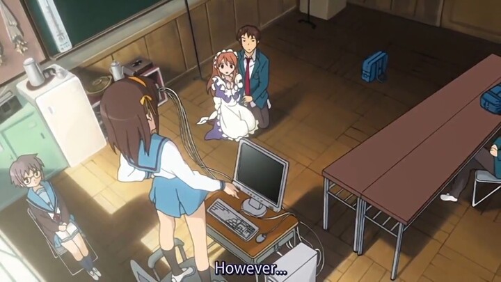 The Melancholy of Haruhi Suzumiya Episode 3 English Subbed