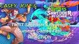 JOSH REACTS: Teenage Mutant Ninja Turtles: Shredder's Revenge - Summer Game Fest Casey Jones Reveal