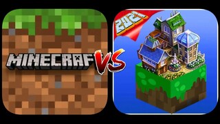 Minecraft PE 1.17 VS Minicraft Game - New Building Craft 2021