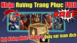 Hướng Dẫn Nhận Rương Trang Phục 5 Chọn 1 FREE Cực Ngon - Ngộ Không Nhóc Tỳ Bậc V Quẩy Nát Team Địch