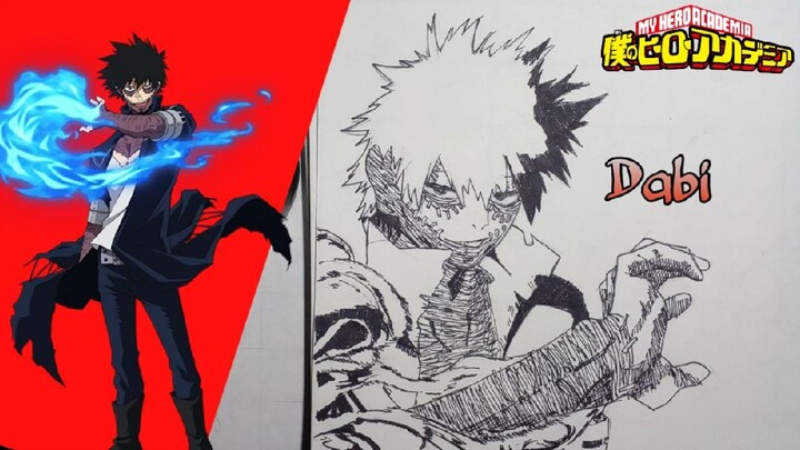 menggambar dabi dari mha