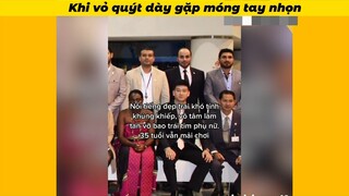 Vỏ quýt dày có móng tay nhọn #funny #haihuoc