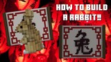 How to Build a Lunar New Year Rabbit in Minecraft!!