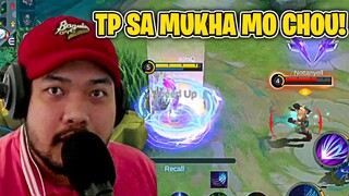 SELENA NATIKTOK KAY CHOU SA XP LANE | MOBILE LEGENDS