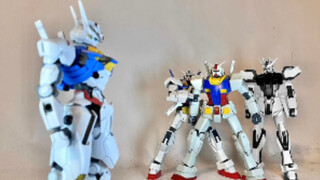 Comparison of Wind Spirit Gundam 12 episodes before and after (by model friends)