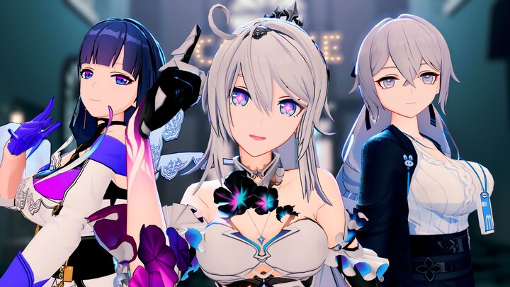 [Honkai Impact 3MMD]Iblis[Kiana, Mei, Bronya]