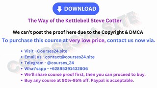 The Way of the Kettlebell Steve Cotter