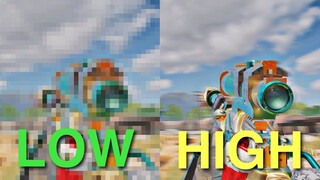 Low vs High Graphics CODM