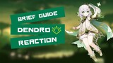 Brief Guide about Dendro elemental raction - Genshin Impact English
