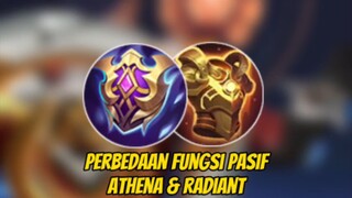 Perbedaan pasif Athena dan Radiant armor revamp, #Bestofbest #Bstationmlbb #natanmlbb