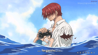 PERTEMUAN PERTAMA MONKEY D LUFFY DAN AKAGAMI NO SHANKS