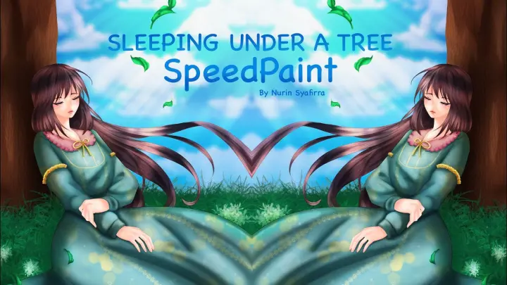 SpeedPaint | Sleeping Under A Tree | Nurin Syafirra