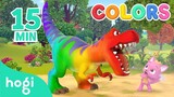 Dinosaurs Surprise Eggs 15 min | Learn Colors for Children Compilation