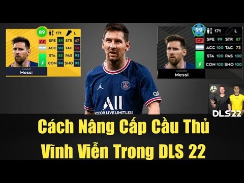 Hướng Dẫn Cách Nâng Cấp Cầu Thủ Trong Game Dream League Soccer 2022