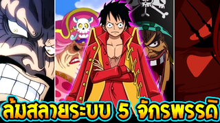 วันพีช  การล่มสลายระบบ 5 จักรพรรดิในอนาคต  - OverReview