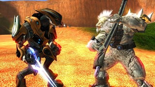Halo 1 Anniversary Elites VS. Halo 2 Brutes