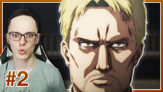 ATTACK ON TITAN Season 4 Episode 2 REACTION/REVIEW - He misses them...